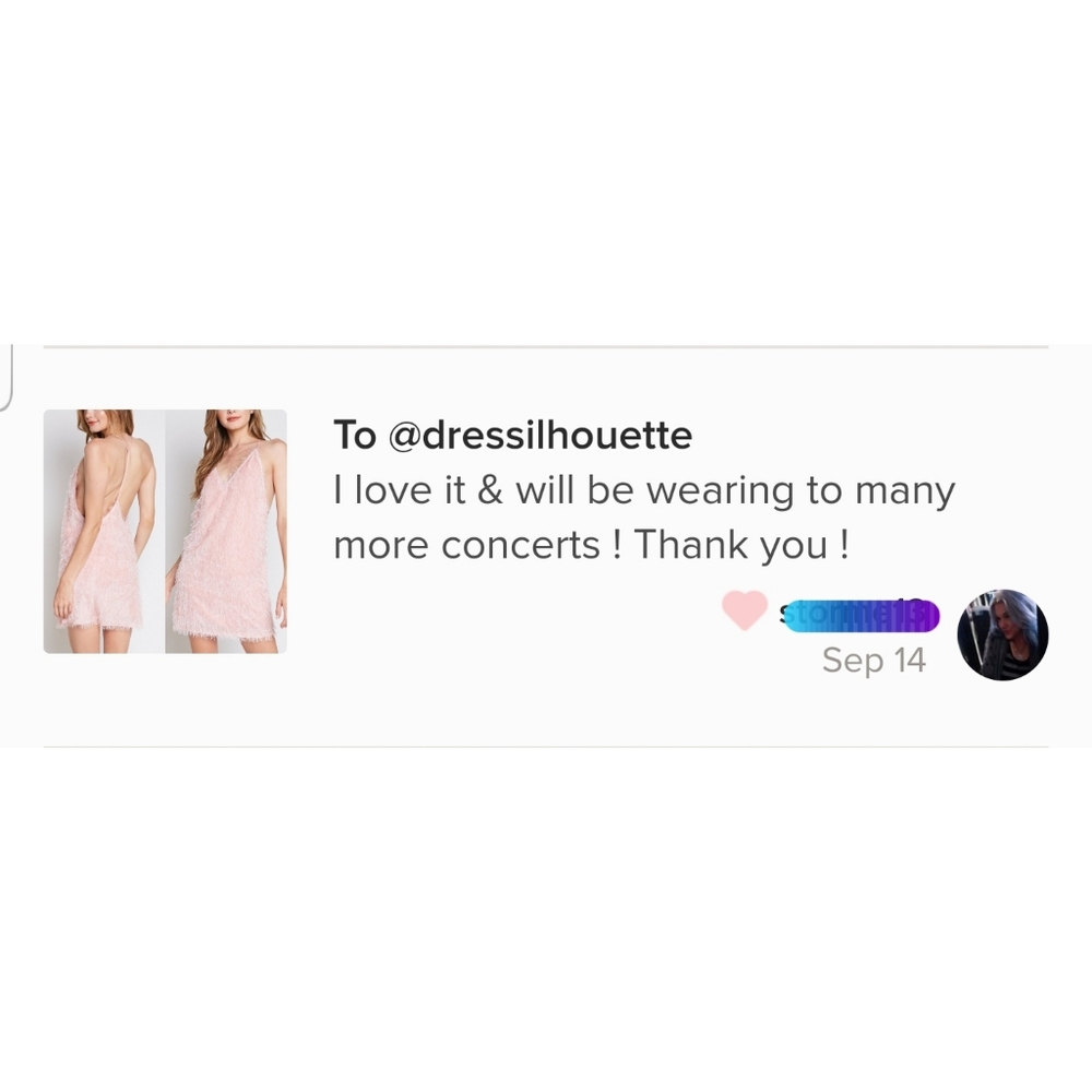 🏷🚨Last 1🚨 Fluffy Mini Dress with Open Back - Picture 4 of 5